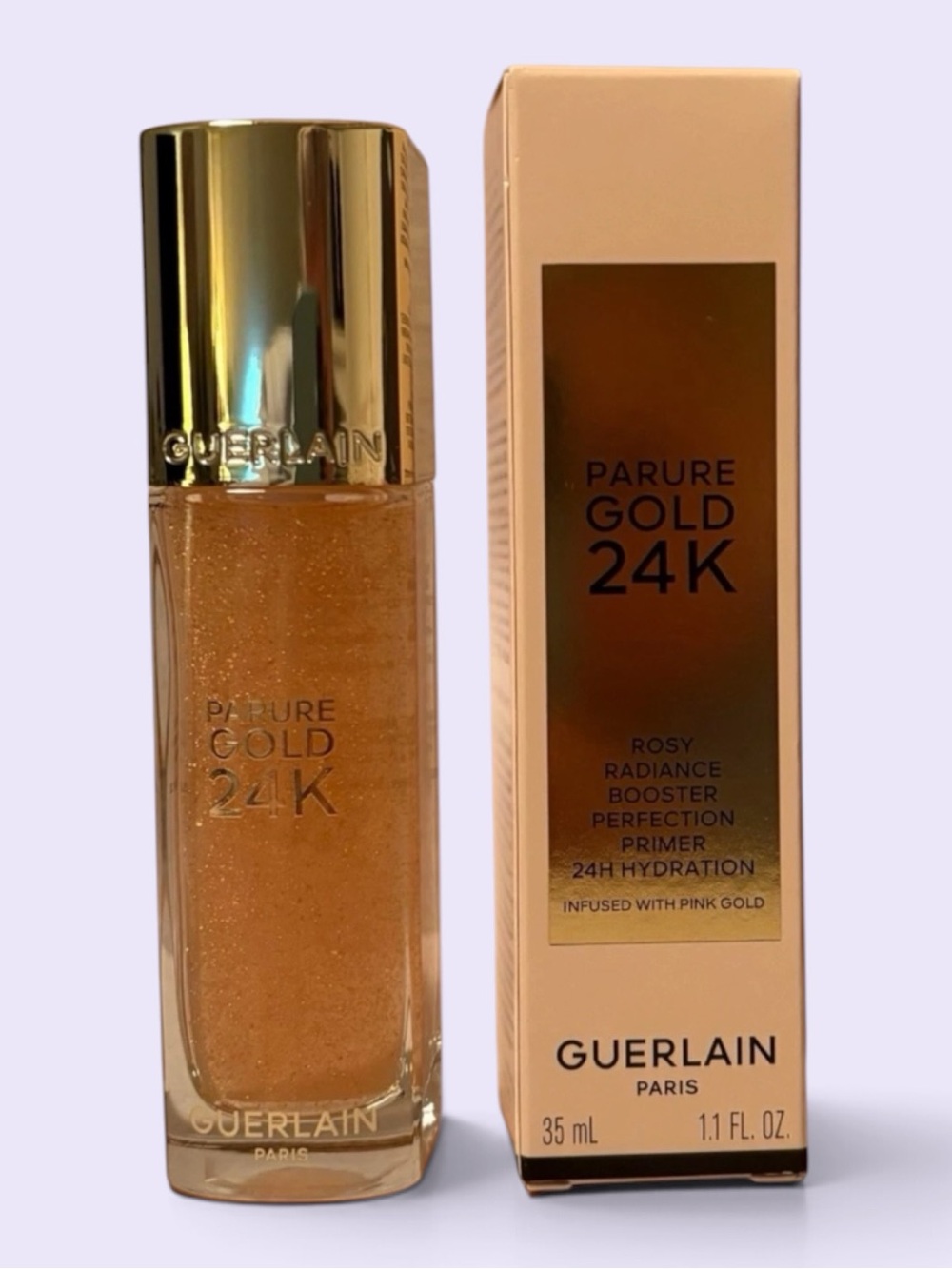 Guerlain Parure Gold 24K Rosy Radiance Booster Perfection Primer 35ml NIB